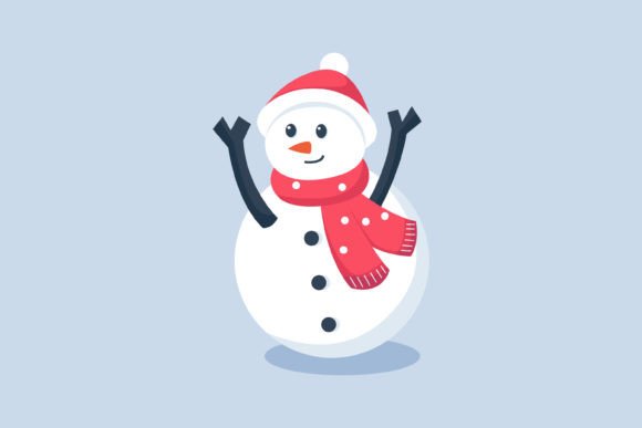 Christmas Cute Snowman Illustrations for Sellers