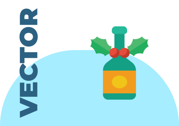 Christmas Food Bottle Illustrations Review