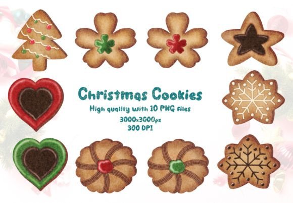 Christmas Ginger Bread Vol.3 Clipart & Illustrations