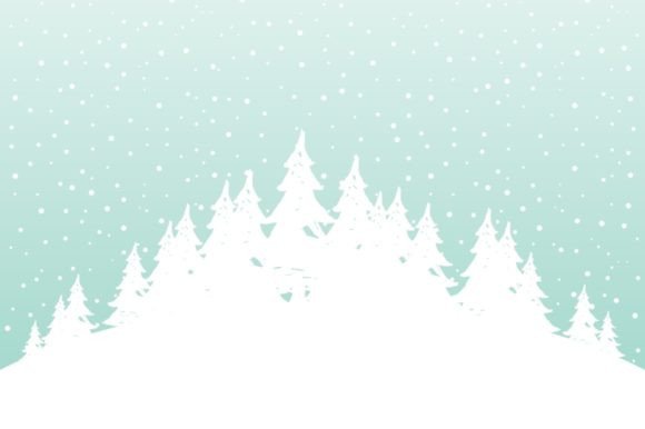 Christmas Landscape Illustrations for Crafters