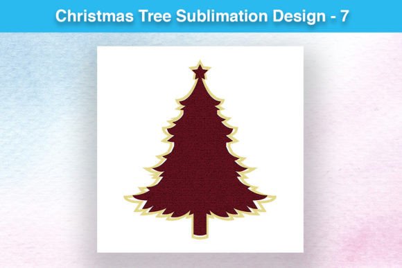 Christmas Tree Sublimation Design 7: Illustrations Review