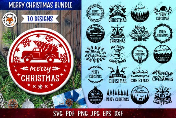 Merry Christmas Quote Bundle SVG Review