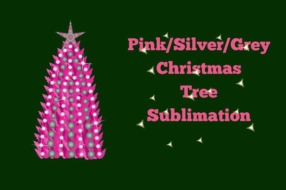 Pink Silver Christmas Tree Sublimation: A Crafter’s Review of Illustrations