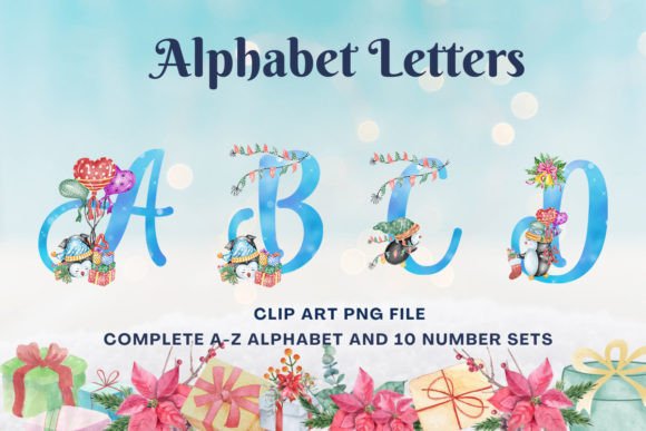 Reviewing Christmas Alphabet Penguin Sublimation1 Illustrations