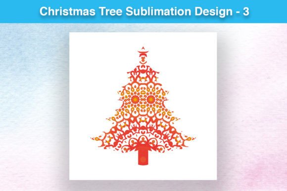 Reviewing Christmas Tree Sublimation Design - 3